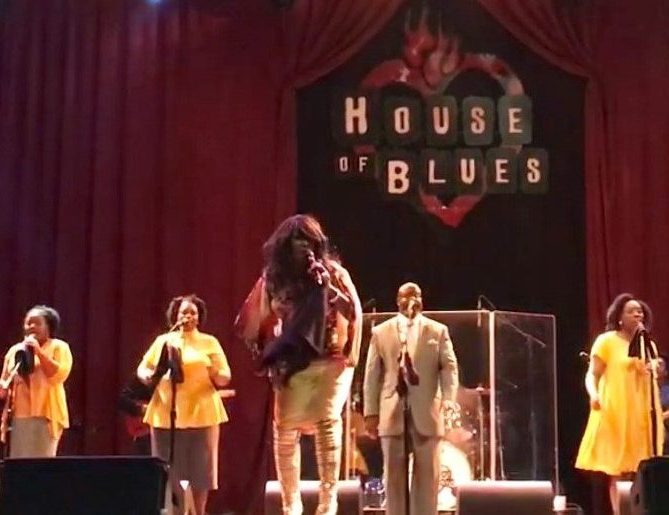 Gospel concert at the House of Blues in Dallas