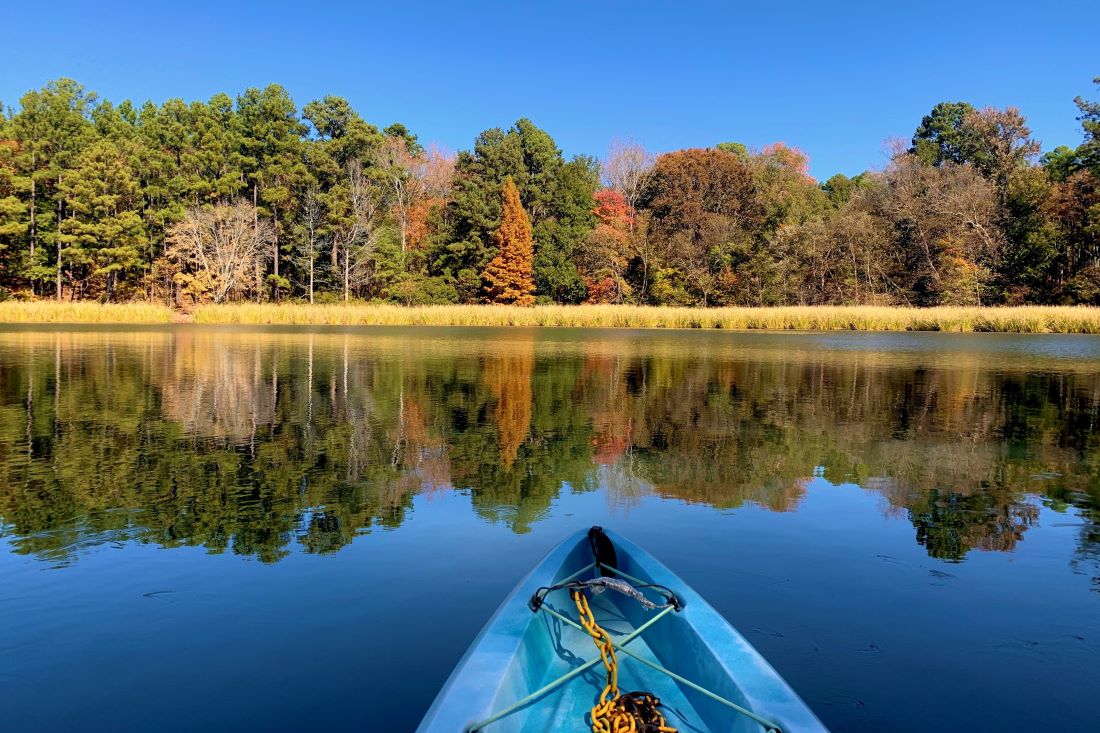 Tyler State Park near Dallas - Texas Fall Travel