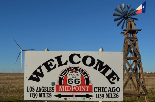 Midpoint Route 66 Adrian Texas