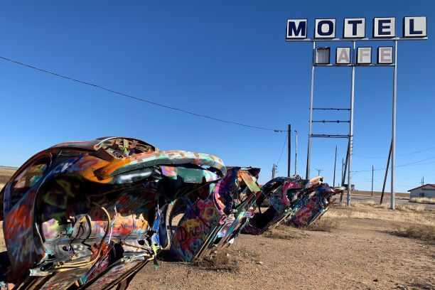 VW Slug Bug Ranch Route 66 Texas
