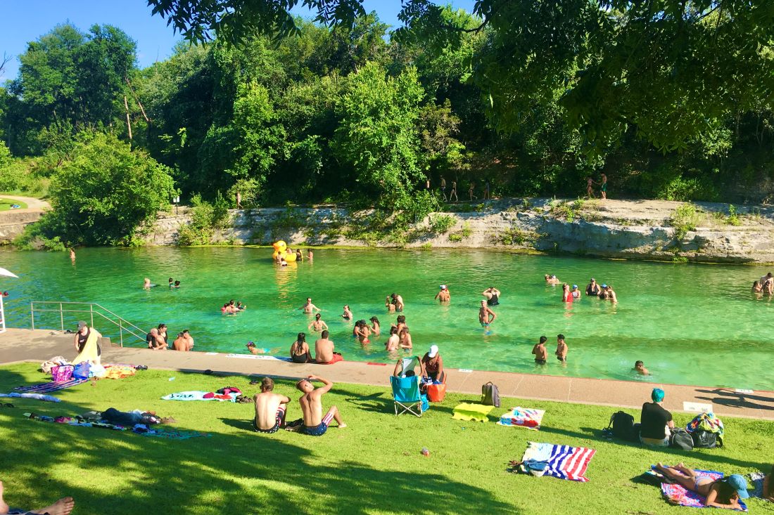 Barton Springs - Best Texas Swimming Holes Dallas Wanderer