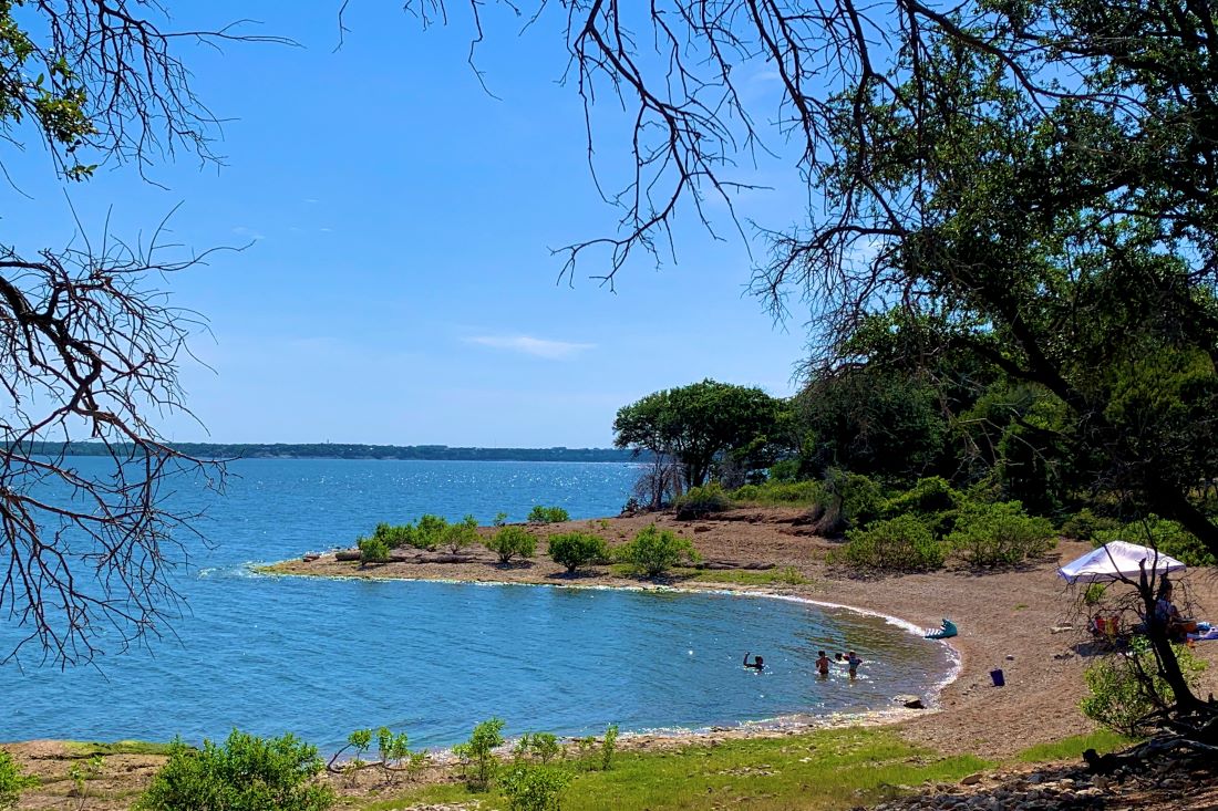 Lake Whitney State Park Texas Swimming Areas near Dallas
