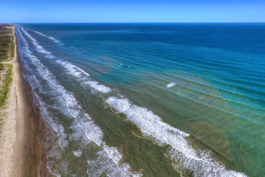 South Padre Island Aerial View TX