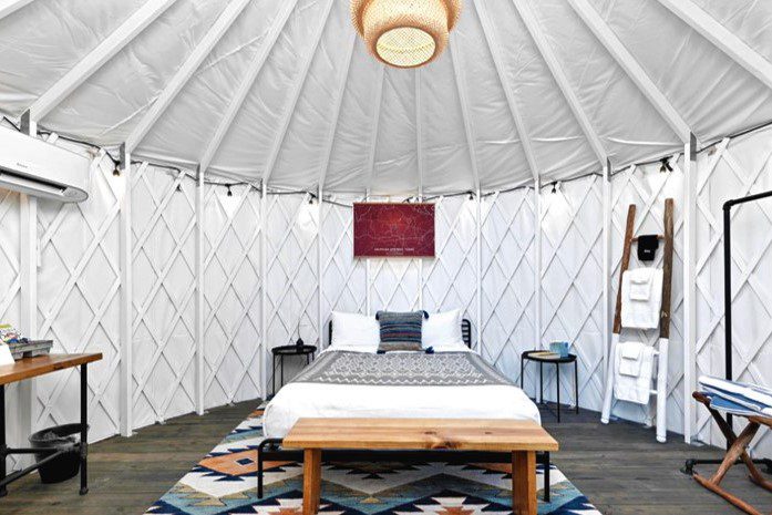 lucky arrow retreat yurt glamping in texas