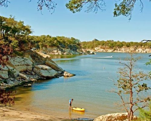 Eisenhower state park beach Dallas Texas